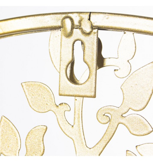 APLIQUE METAL PAREDE ARVORE DOURADO...