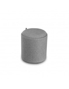 PUFF REDONDO CINZA...