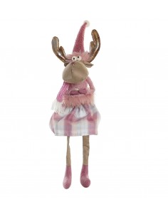 FIGURA RENA ROSA C/VESTIDO...