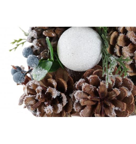 FIGURA ARVORE NATAL PINHA ESFEROVITE...