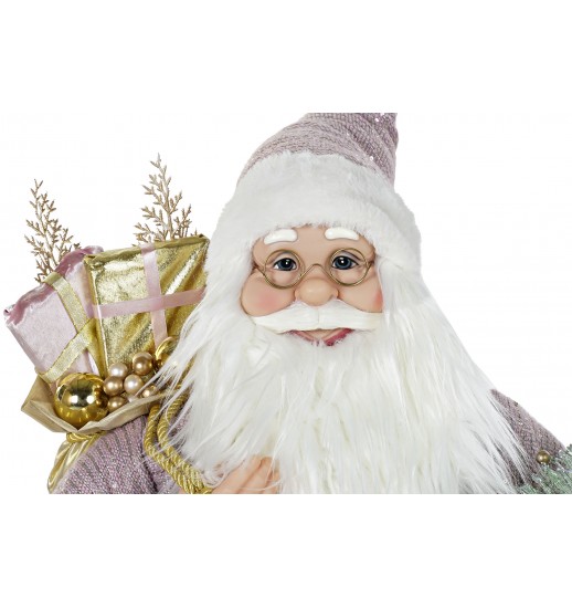 FIGURA PAI NATAL ROSA GRANDE...