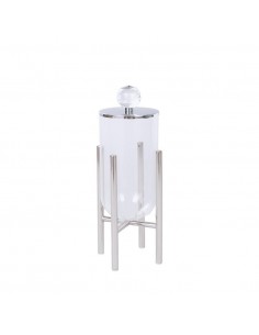 JARRA DECORATIVA METAL...