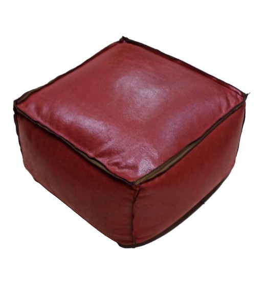 PUFF CUBO VOLCANI 60*60*35 VERMELHO -...