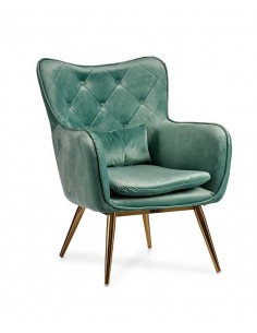 CADEIRAO VELUDO VERDE...