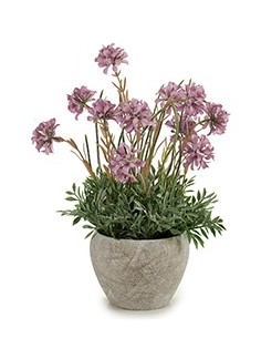 FLOR ARTIFICIAL LILAS VASO...