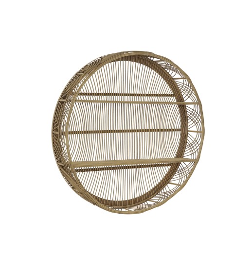 ESTANTE DE PAREDE RATTAN NATURAL...