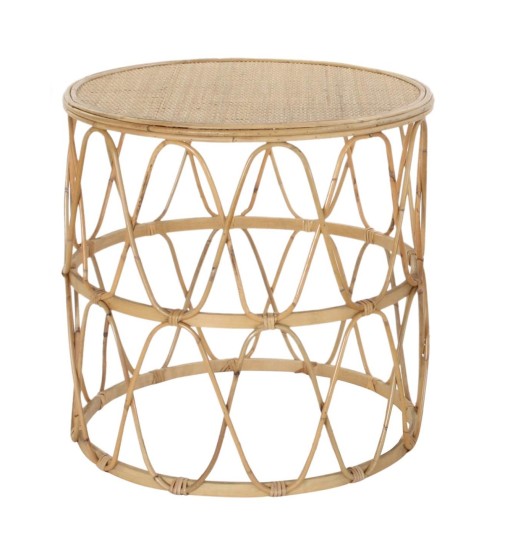 MESA APOIO RATTAN NATURAL GRANDE...