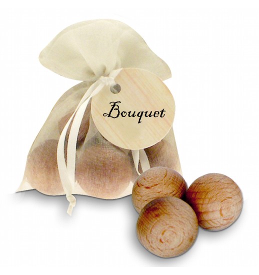 BOLA MADEIRA 25mm Bolsa 5 un. Bouquet...