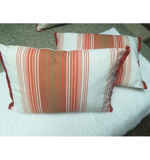ALMOFADA 35*50 STRIPES LARANJA C/...