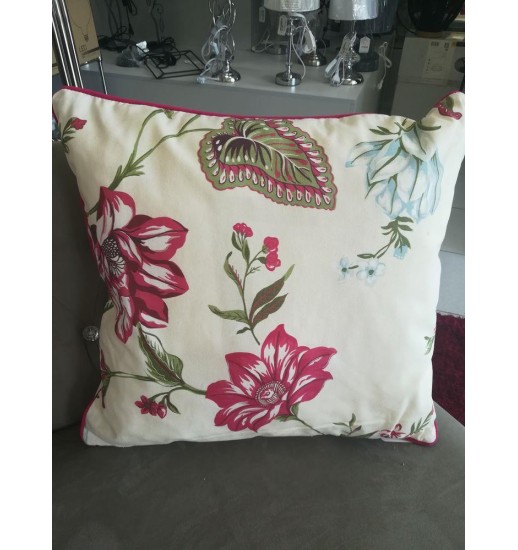 ALMOFADA 45*45 SPRING ROSA/VERDE -...