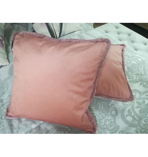 ALMOFADA 45*45 ROSA PALIDO/NATURAL -...