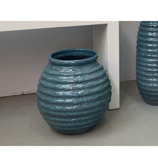 JARRAO BOLA CERAMICA AZUL 40CM - 503349