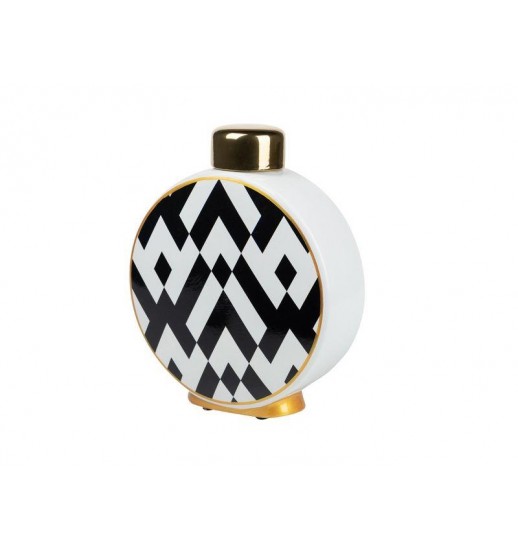 POTE CERAMICA CARAS GEOMETRICO...