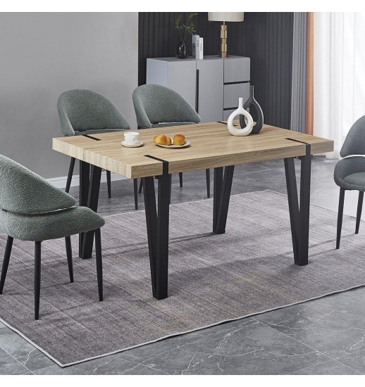MESA SALA MDF CARVALHO 150*090 - YD22