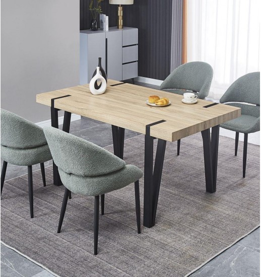 MESA SALA MDF CARVALHO 150*090 - YD22