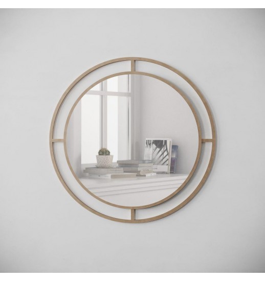ESPELHO AFEIRA BUBBLE 57*57 GOLD -...