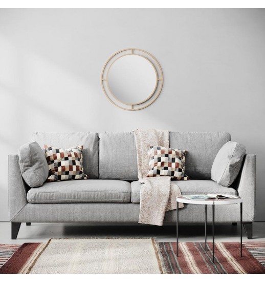 ESPELHO AFEIRA BUBBLE 57*57 GOLD -...