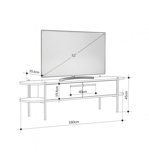 BASE TV AFEIRA OTIS 160*46*35...