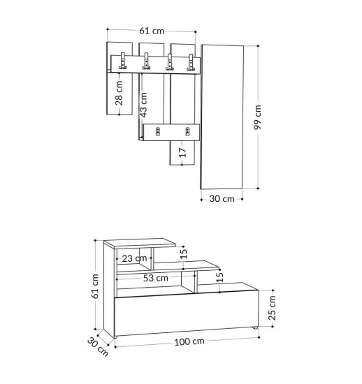 BENGALEIRO AFEIRA VESTY HALL STAND...