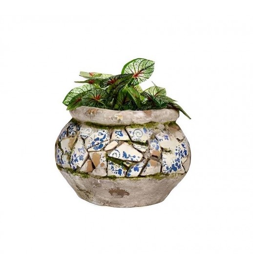 VASO POLIRESINA RUSTICO 28.5*28.5*19...