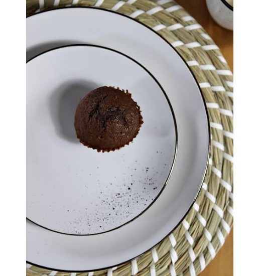 SERVIÇO LOUÇA 18 PECAS CERAMICA CINZA...