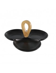 PRATO APERITIVOS PRETO 3...