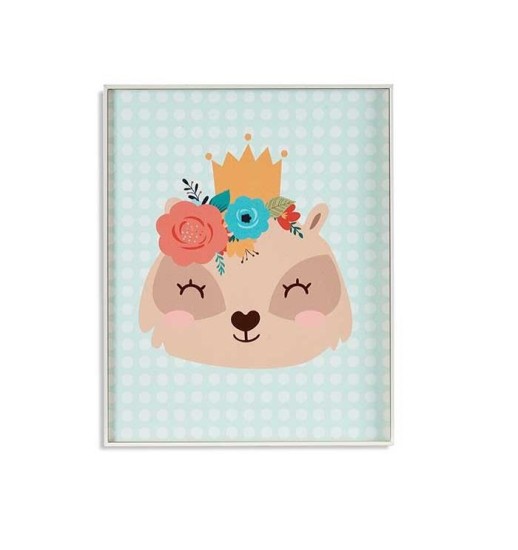 QUADRO INFANTIL 40*50cmURSO AZUL - 93187