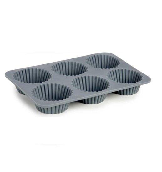 FORMA 6 MADALENAS SILICONE  CINZA...