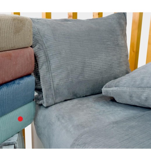 JOGO DE CAMA CASAL INVERNO ZEYA AQUA...