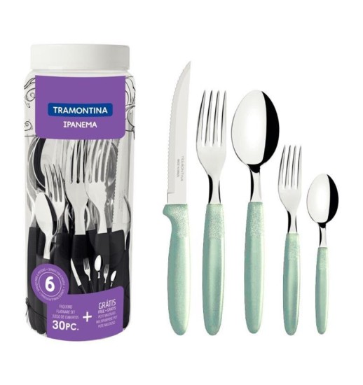 FAQUEIRO 30PECAS TRAMONTINA IPANEMA...