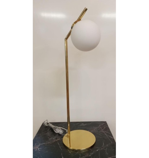 CANDEEIRO MESA ALTO DOURADO C/ BOLA...