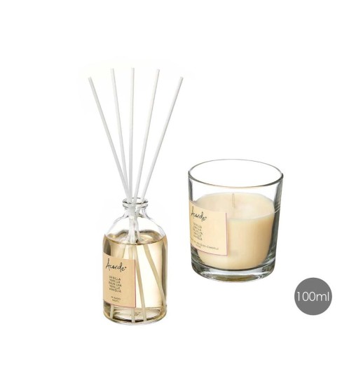 CONJ. MIKADO 100ml + VELA AROMATICA...