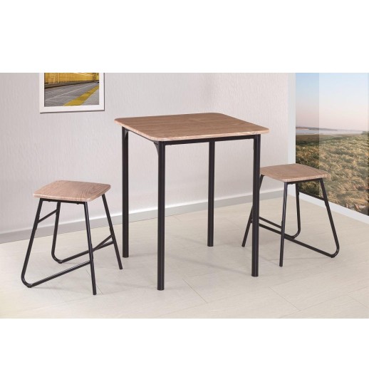 CONJUNTO AFEIRA MESA + 2 BANCOS...