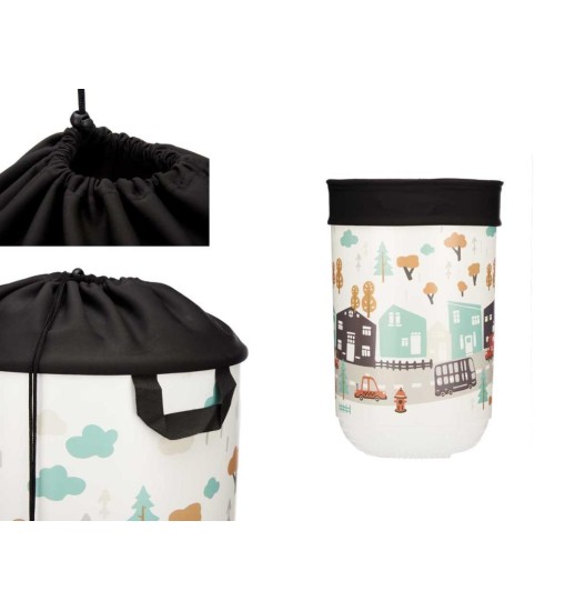 CESTO MULTIUSOS PLASTICO C/ FECHO...