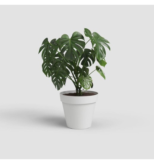 VASO CAPRI 60CM BRANCO - 12022