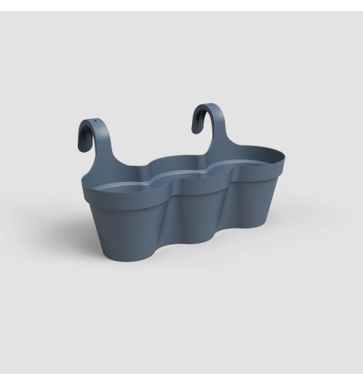VASO CAPRI VARANDA TRIPLO 54CM AZUL...