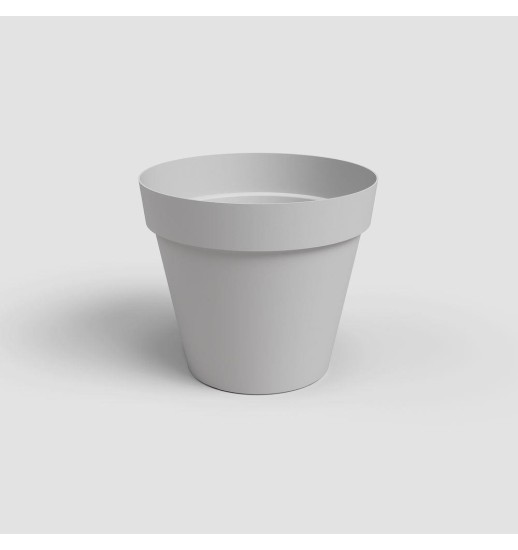 VASO CAPRI 80CM CINZA CLARO - 33300