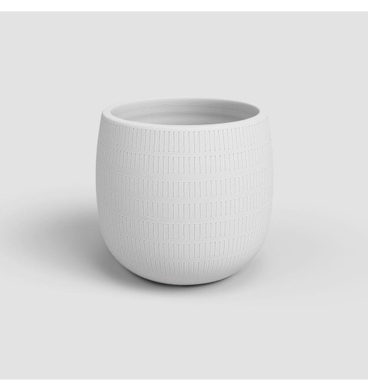 VASO AURA 16CM BRANCO - 35458