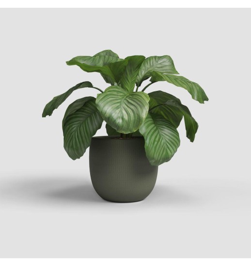 VASO AURA 29CM VERDE AZEITONA - 41237