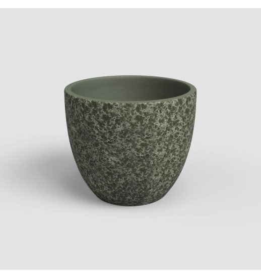 VASO HESTIA 17CM VERDE AZEITONA - 44924