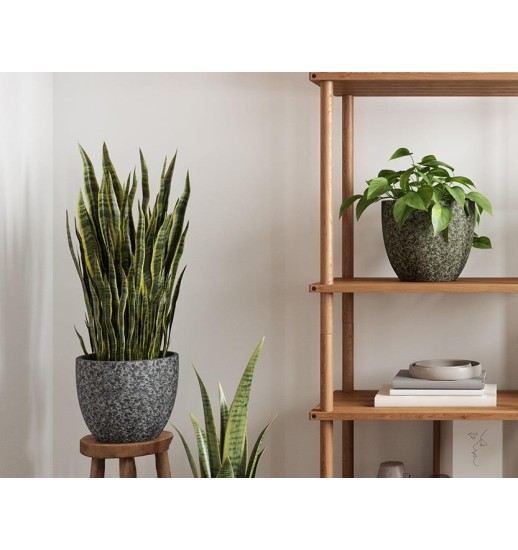 VASO HESTIA 20CM VERDE AZEITONA - 44948