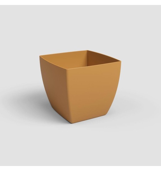 VASO SIENA MATE 14CM AMARELO MEL - 46027