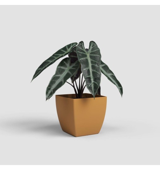 VASO SIENA MATE 20CM AMARELO MEL - 46089