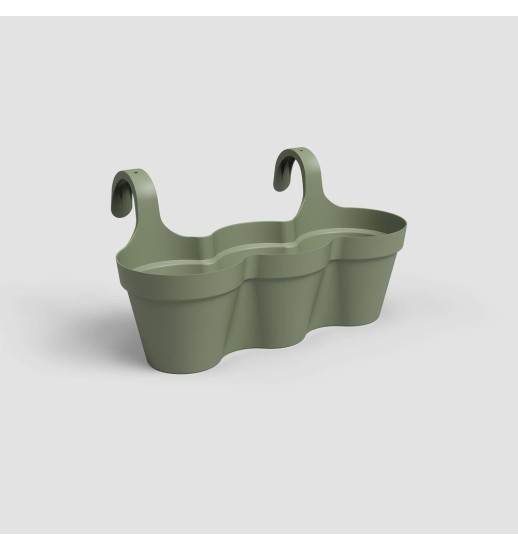 VASO CAPRI VARANDA TRIPLO 54CM VERDE...