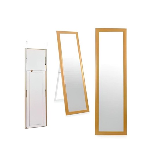 ESPELHO C/ PE MADEIRA CASTANHA 30*120...