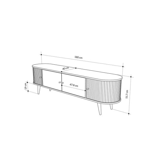 BASE TV AFEIRA GENTLE 180*40*52...