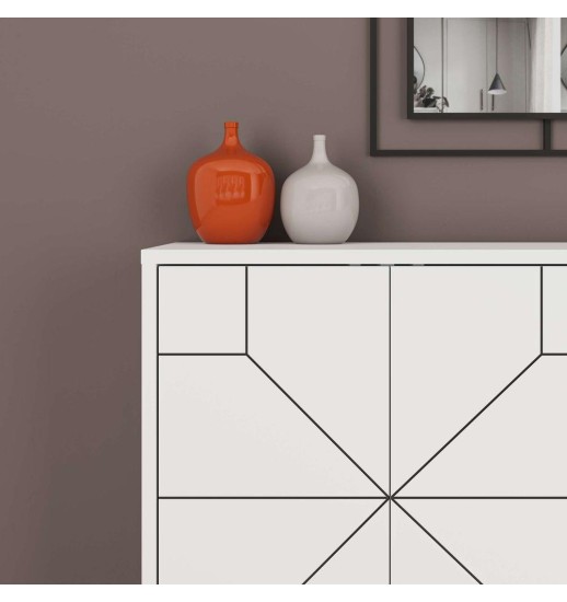 CONSOLA AFEIRA DUNE 123*35*77 WHITE -...