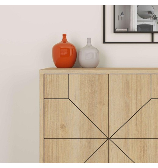 CONSOLA AFEIRA DUNE 123*35*77 OAK -...