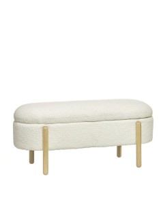 BANQUETA TECIDO BRANCO...