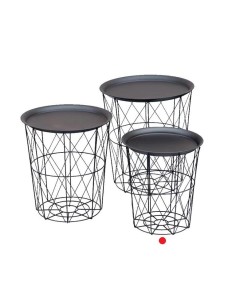 MESA DE APOIO METAL PRETO...